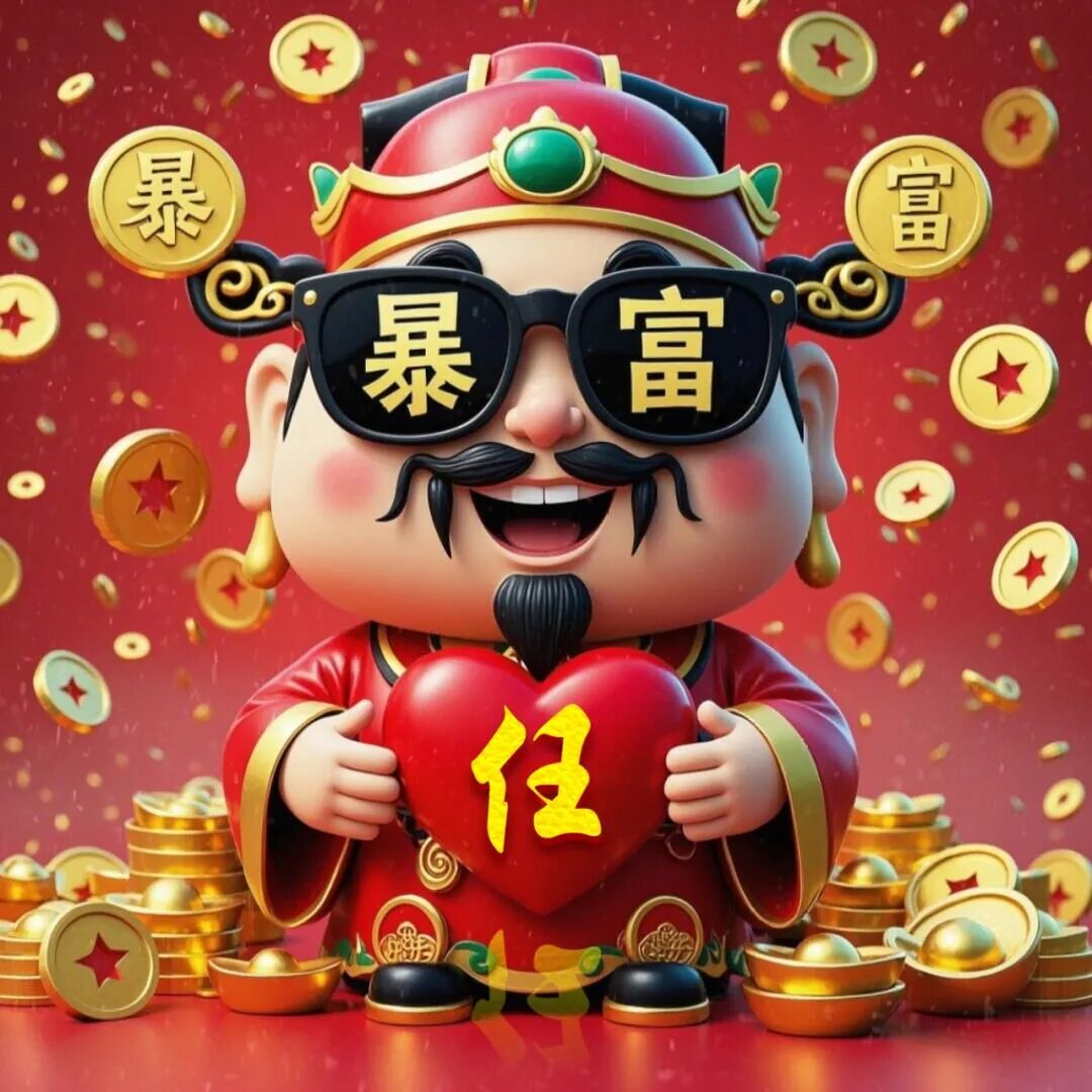 八方来财来财姓氏头像