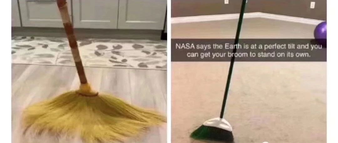 辟谣| NASA立扫把挑战
