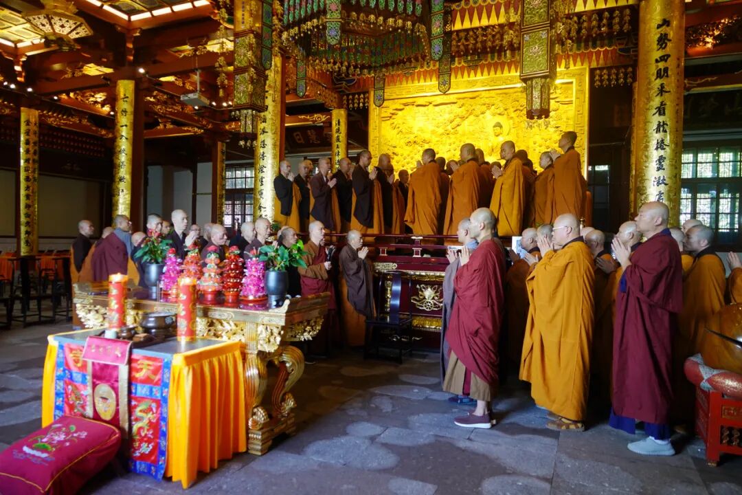 天童禅寺为辛丑年传授三坛大戒举行重新结界