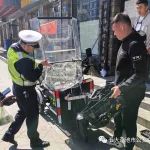 五大连池市公安交通警察大队开展电动车交通违法行为专项整治行动