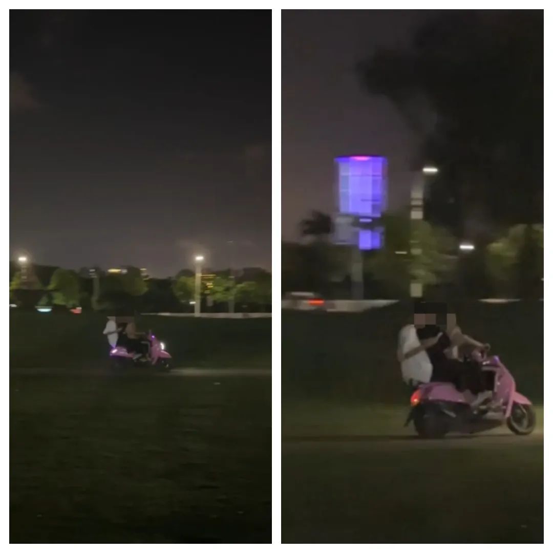汕头濠江飙车事故现场