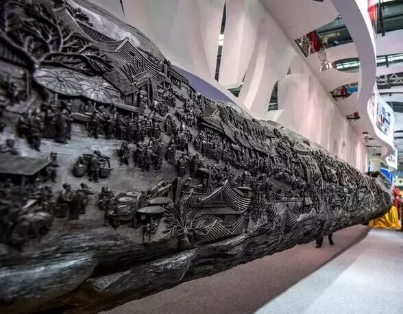 树龄超过5000年？！史上最大的乌木根雕横空出世！
