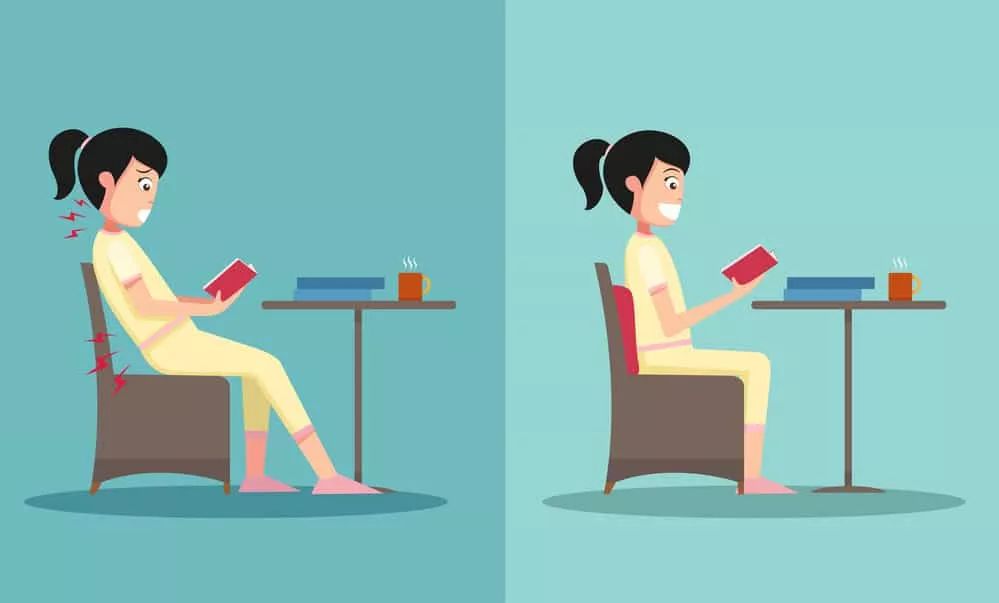 常见的日常姿势正误对比图，中招几个？