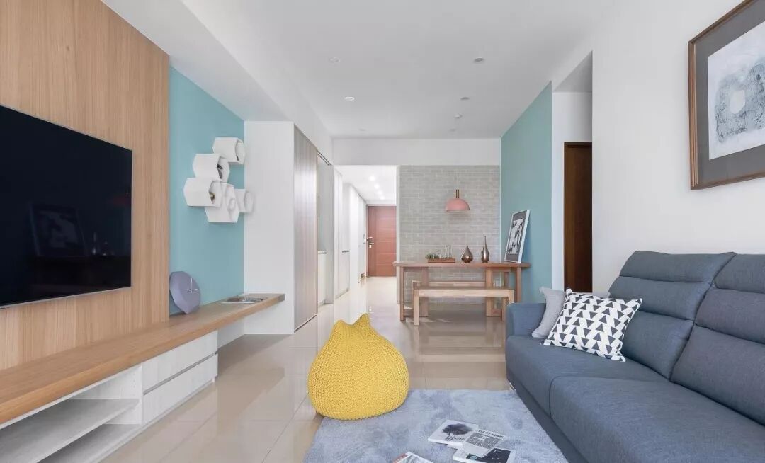 112㎡北欧极简风，小清新格调太惹人喜欢！