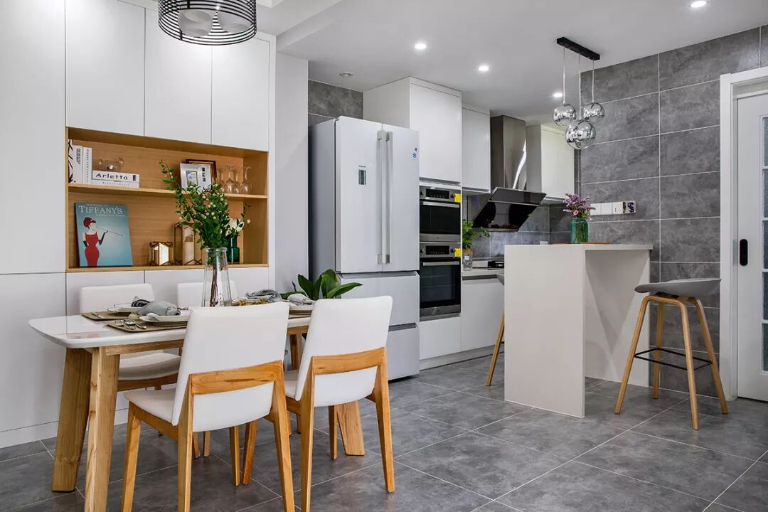 74平的北欧风小户型，全屋刷成灰色，还蛮不错的！