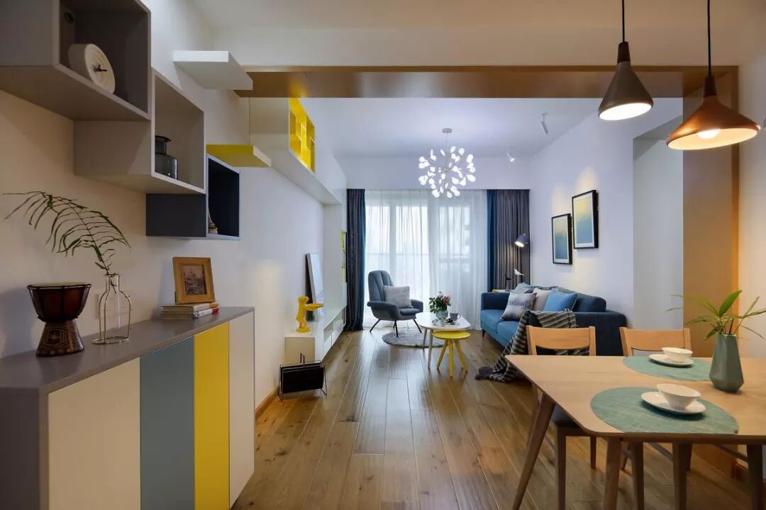 79平现代三居室，小户型的书房也很有用！