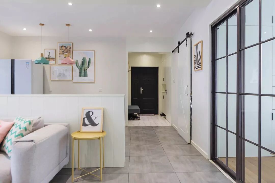 107m²北欧风三居室，粉色的卧室，被宠成了小公主！