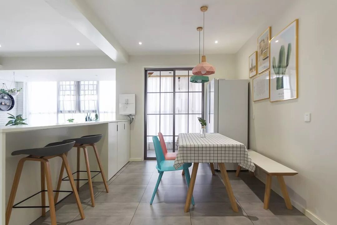 107m²北欧风三居室，粉色的卧室，被宠成了小公主！