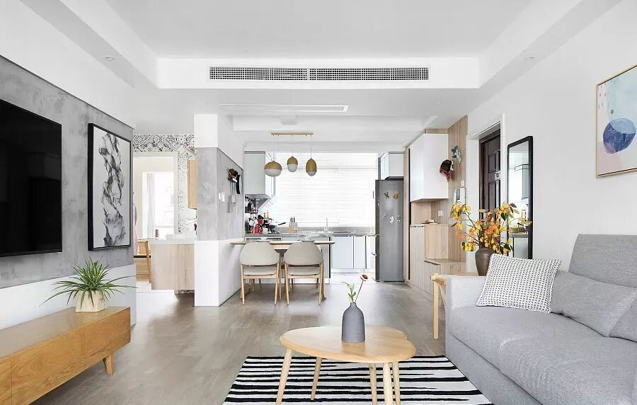 89㎡清爽北欧风，家有榻榻米，轻松变大10㎡!