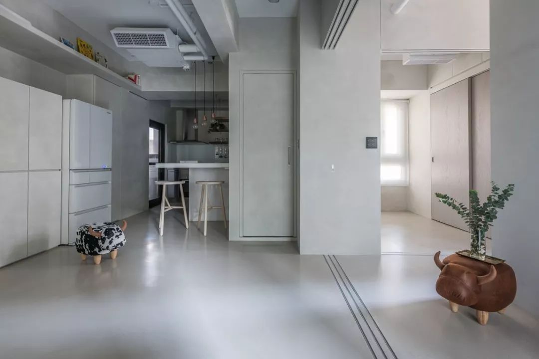 62平的灰色調小戶型二居室 合理的空間規劃真實用 生活 第6張