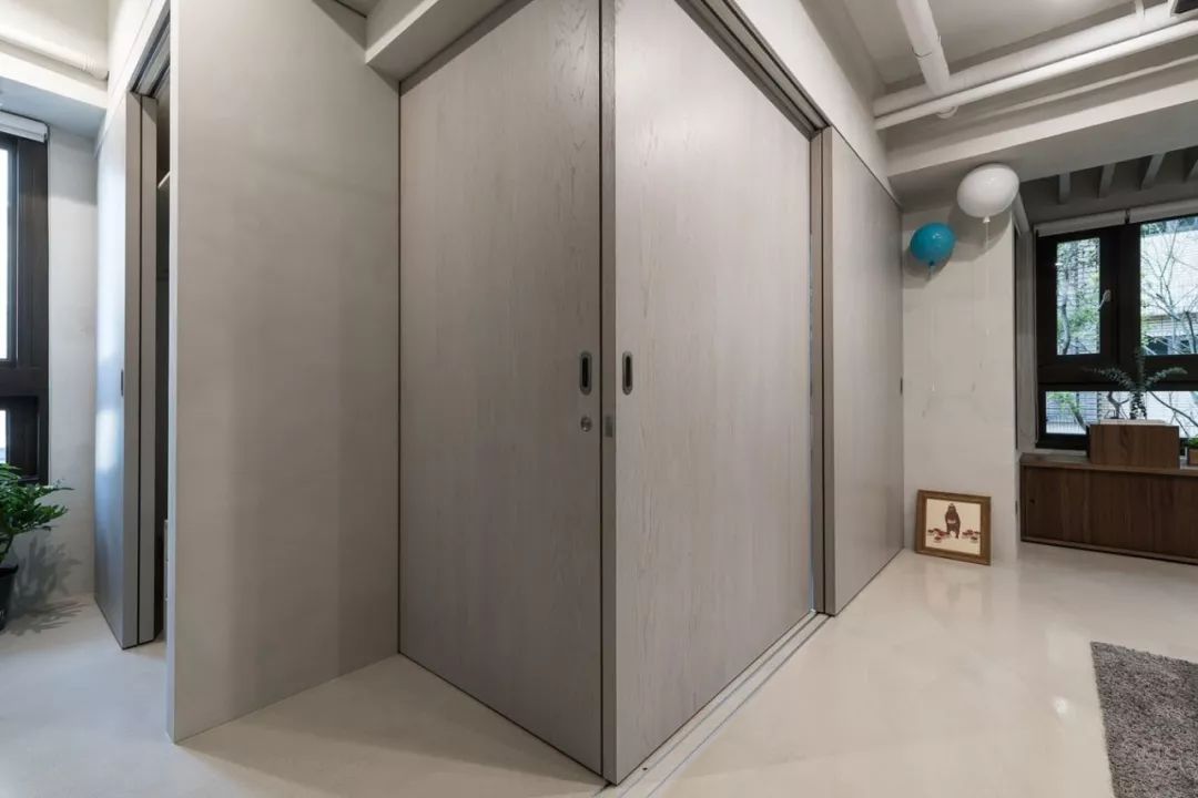 62平的灰色調小戶型二居室 合理的空間規劃真實用 生活 第9張