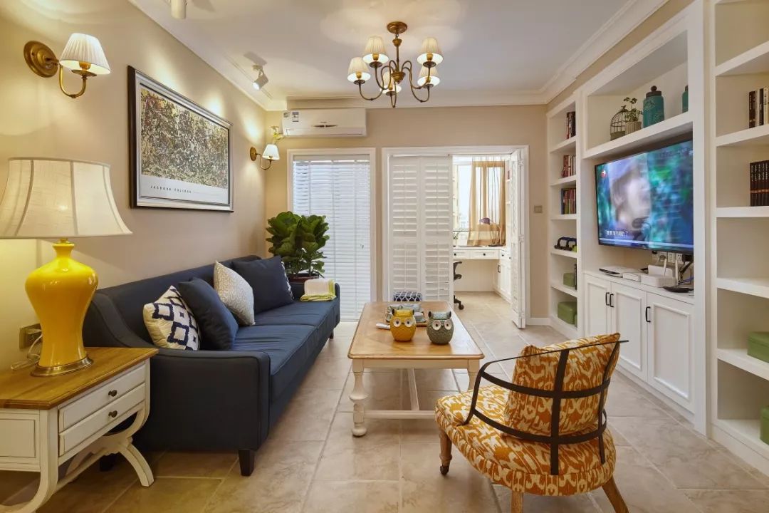 76平的暖色調小戶型二房室，給你一個溫馨的居家氛圍 家居 第6張