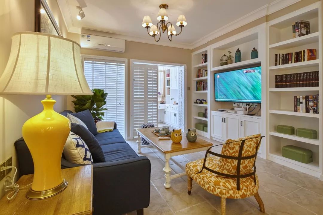 76平的暖色調小戶型二房室，給你一個溫馨的居家氛圍 家居 第5張