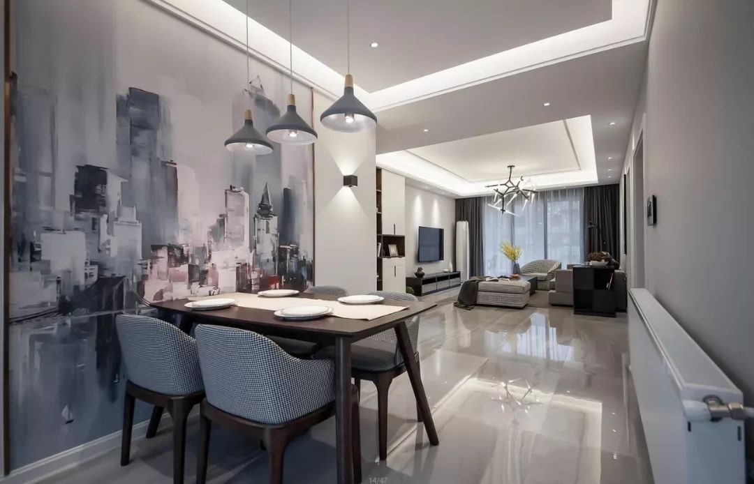 140平的簡約風三居室案例，臥室背景牆做得真好看 家居 第7張