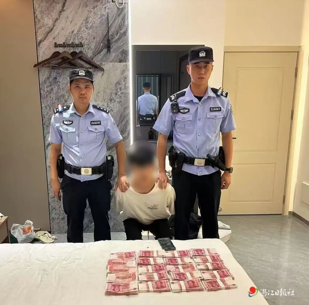 警方抓获犯罪嫌疑人。通讯员供图