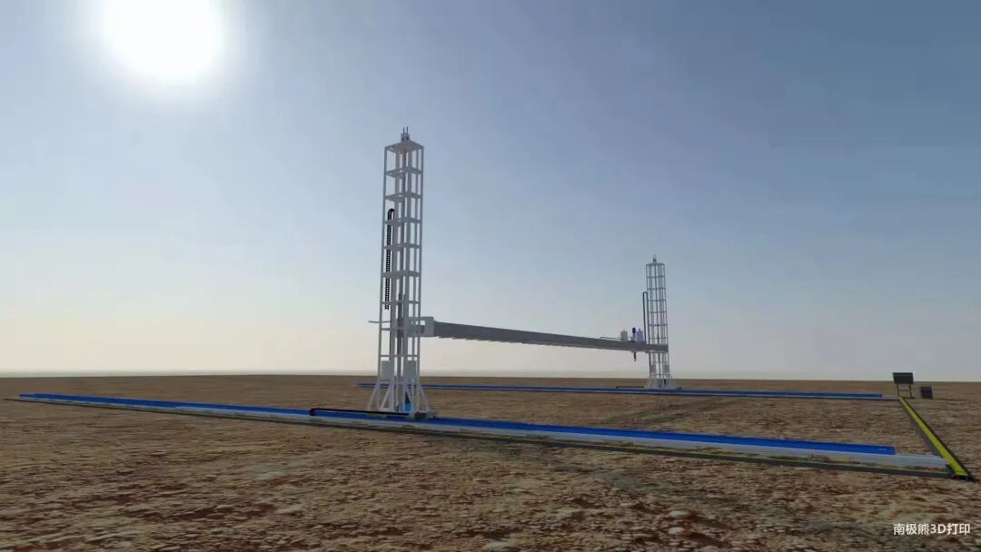河南太空灰又一臺建筑3D打印機完成安裝調試的圖7
