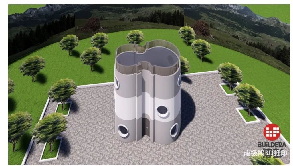 现场原位3D打印3层楼，博彭科技小提琴房屋打印出新高度的图2