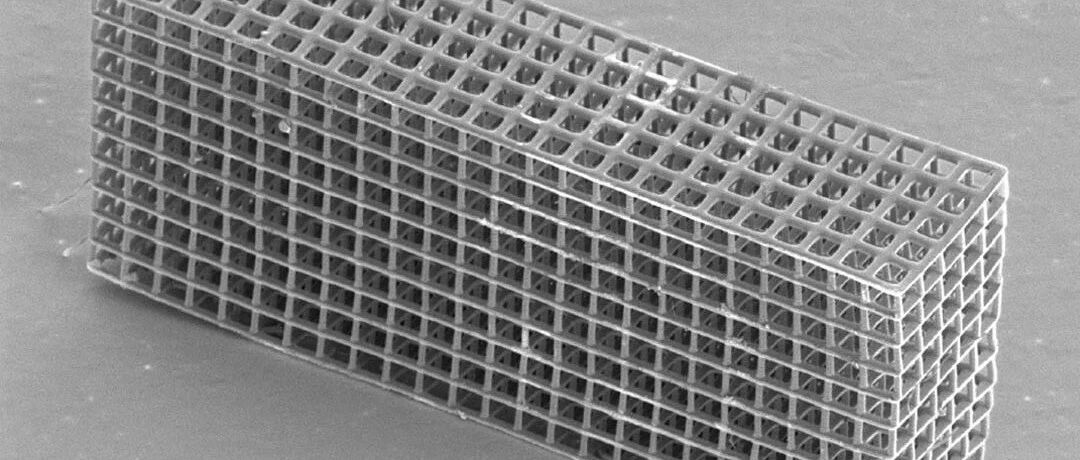 DLP 3D打印晶格结构锂电池电极