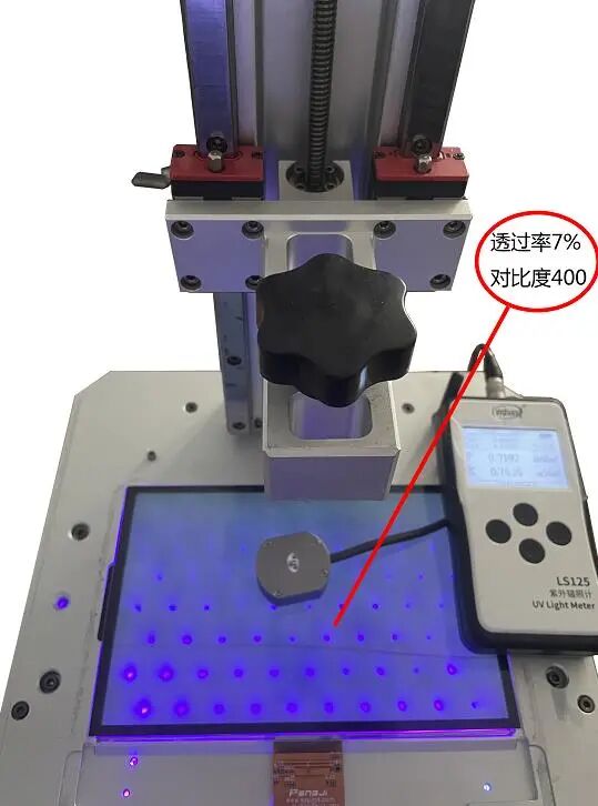 LCD光固化3D打印技術重大突破：鵬基光電推出點陣精度33×33微米黑白屏，405光透過率高達7％的圖2