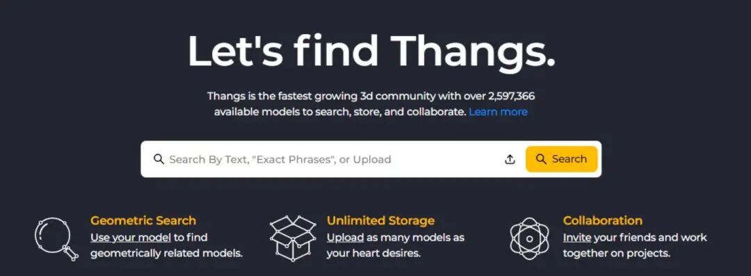 3D模型搜索引擎Thangs获得5600万美元C轮融资的图2