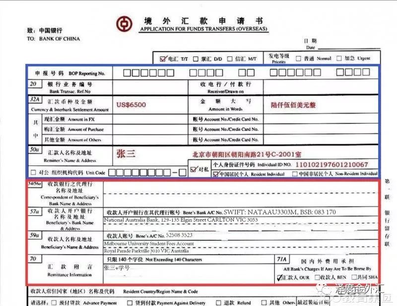 中国银行外汇汇款单 嘉盛集团外汇交易平台