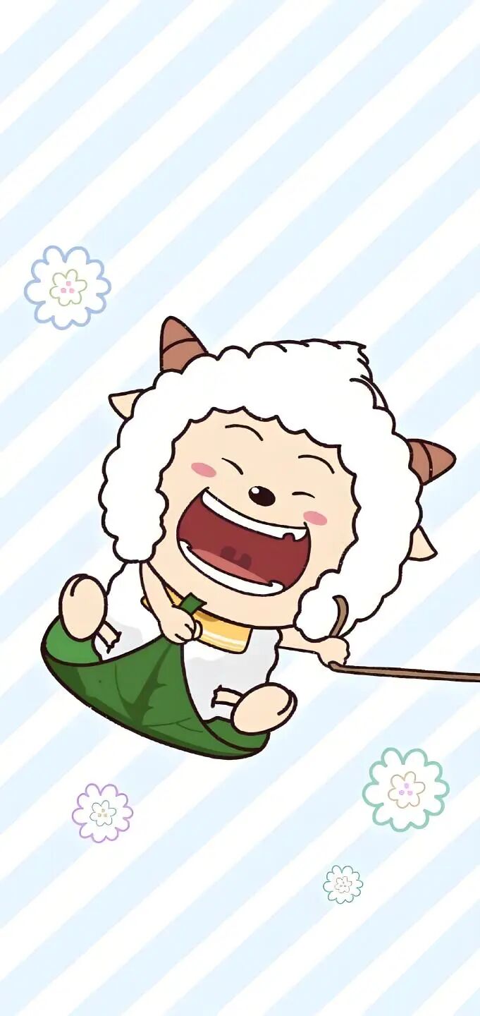 壁纸丨懒羊羊 高清壁纸 ｜蜡笔小新简约壁纸 平板套图 无水印原图