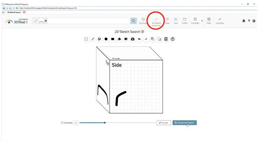 新版的可视化搜索引擎3Dfindit.com：众多创新的功能和全新的用户界面