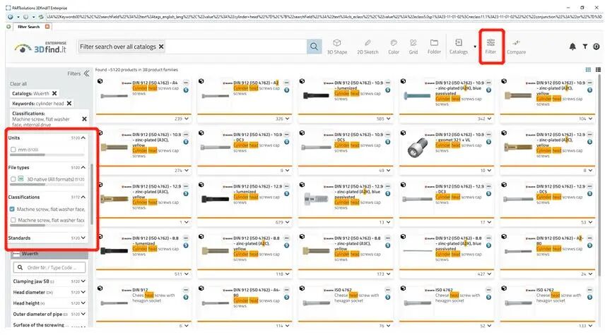 新版的可视化搜索引擎3Dfindit.com：众多创新的功能和全新的用户界面