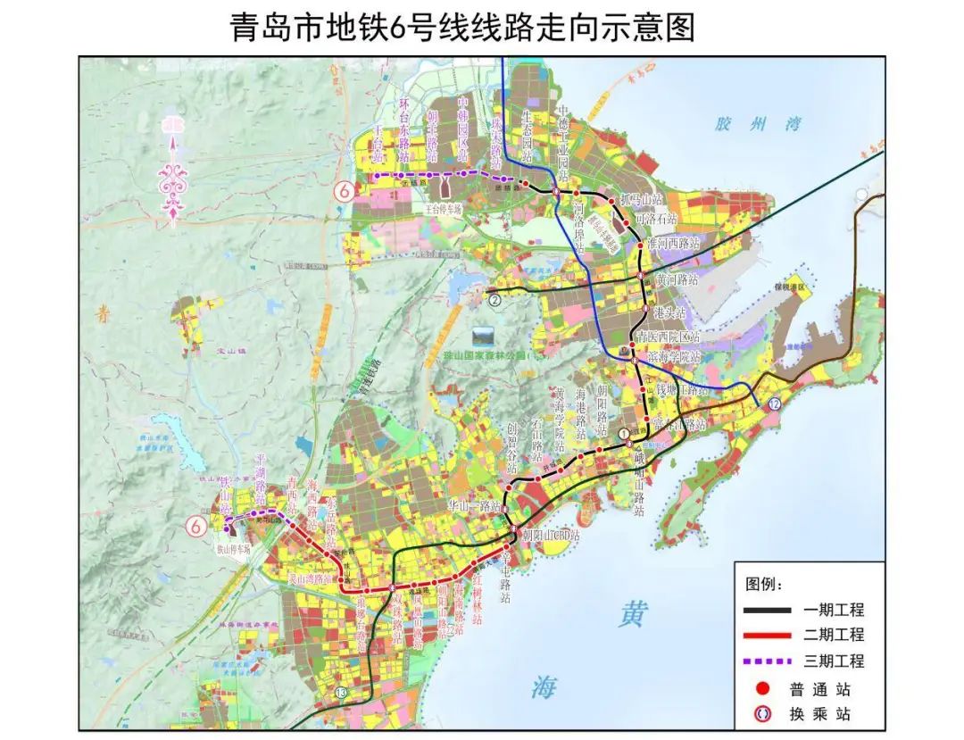 6号线二期站点地图图片