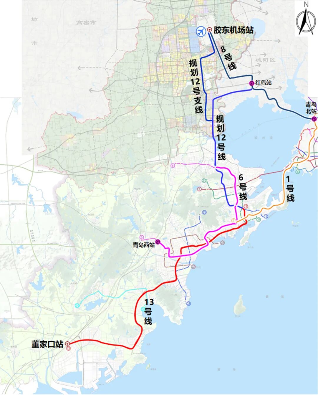 青岛胶东国际机场转场运行新区人去机场最新交通攻略来了