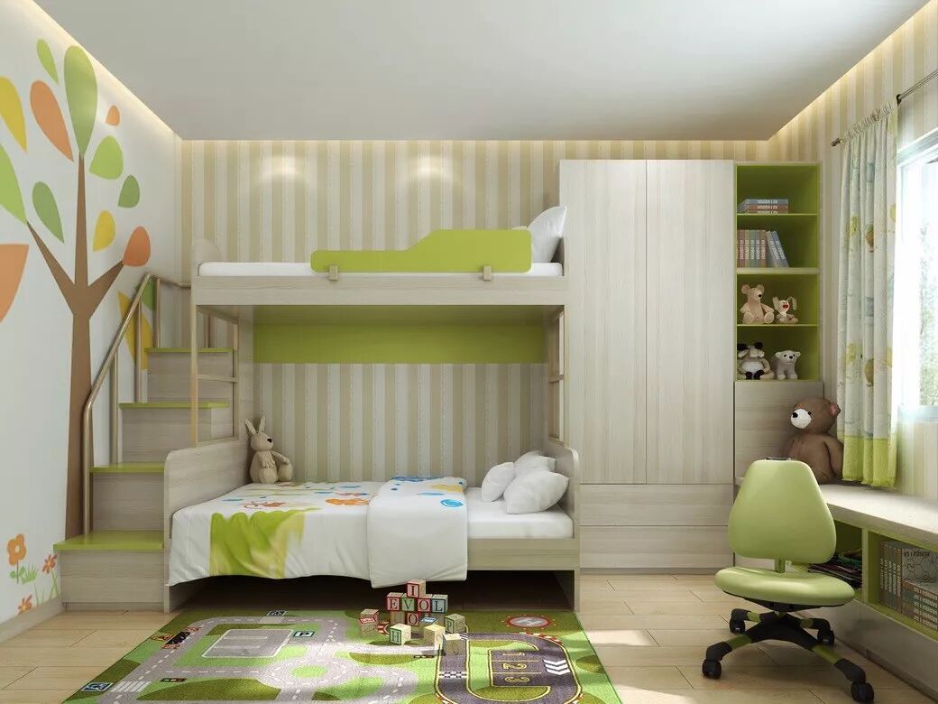 儿童房榻榻米，其实就该这样设计！