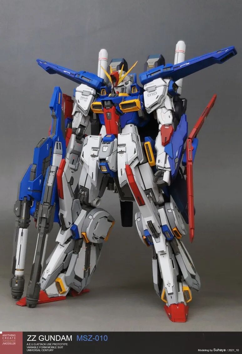 强化型ka版zz高达 Gk涂装制作 全网搜