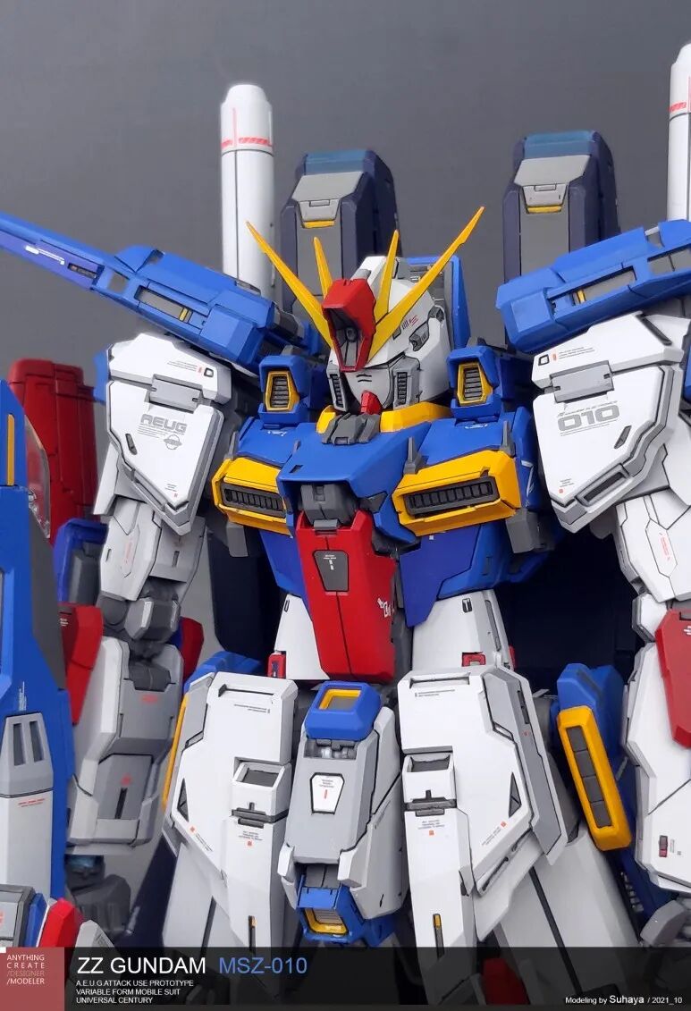 强化型ka版zz高达 Gk涂装制作 全网搜