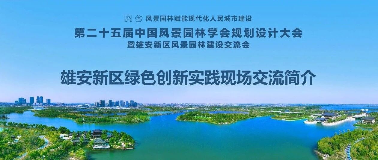 雄安新区绿色创新实践现场交流大会