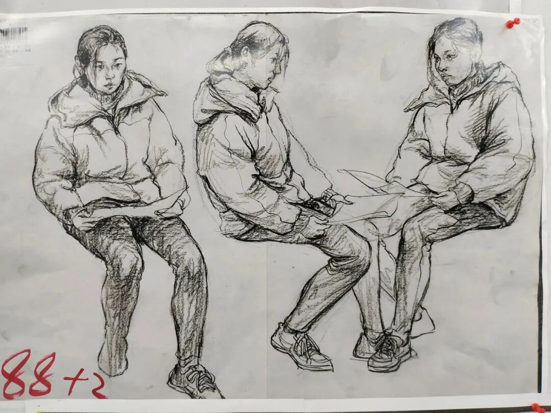 速写高分卷画到这种程度国美欢迎你