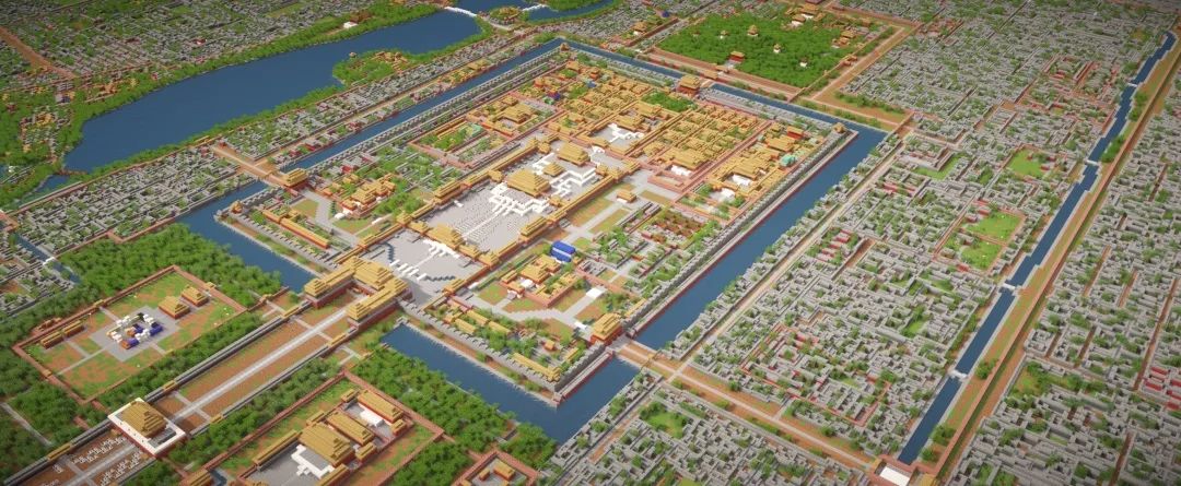 95后用一百万个方块复原了北京城