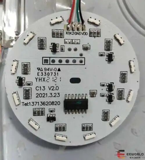 干貨｜幻彩背光無線充電鼠標墊拆解的圖26