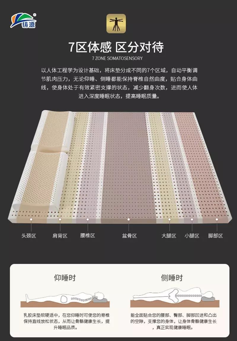 铸源新系列铸源乳胶床垫即将上市