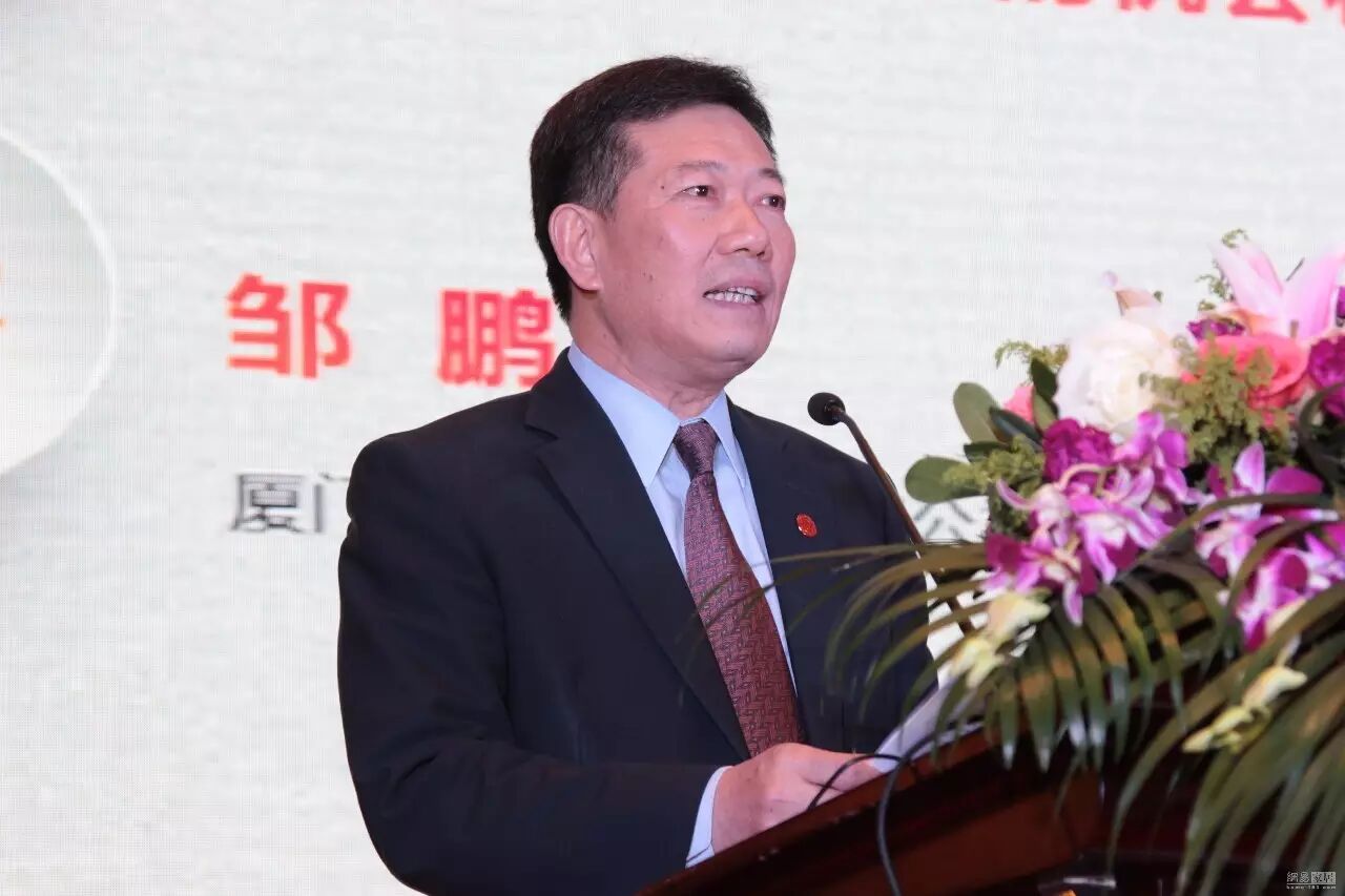 厦门万里石股份有限公司总裁 邹鹏,分享 "一带一路"和共享经济背景