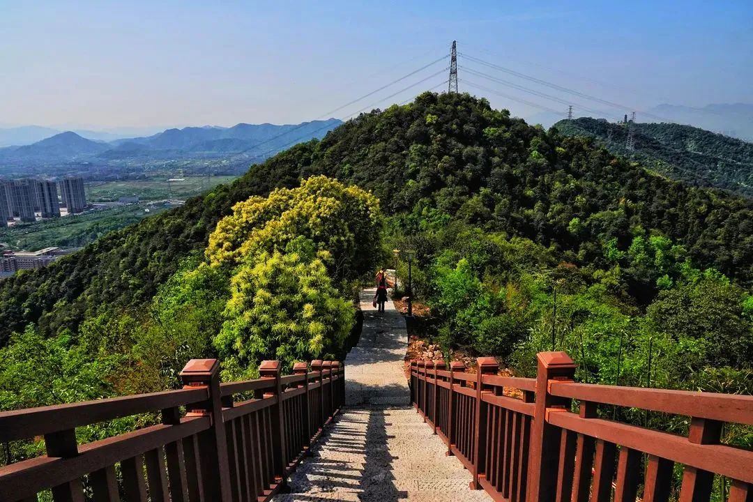 湘湖西山游步道图片