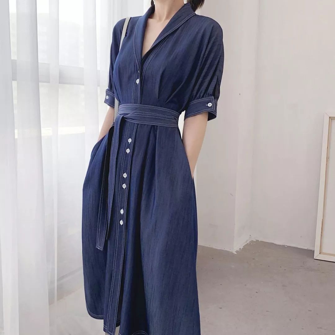 【Miuo】寬鬆直筒連衣裙，怎麼搭才顯瘦有架式？ 時尚 第40張