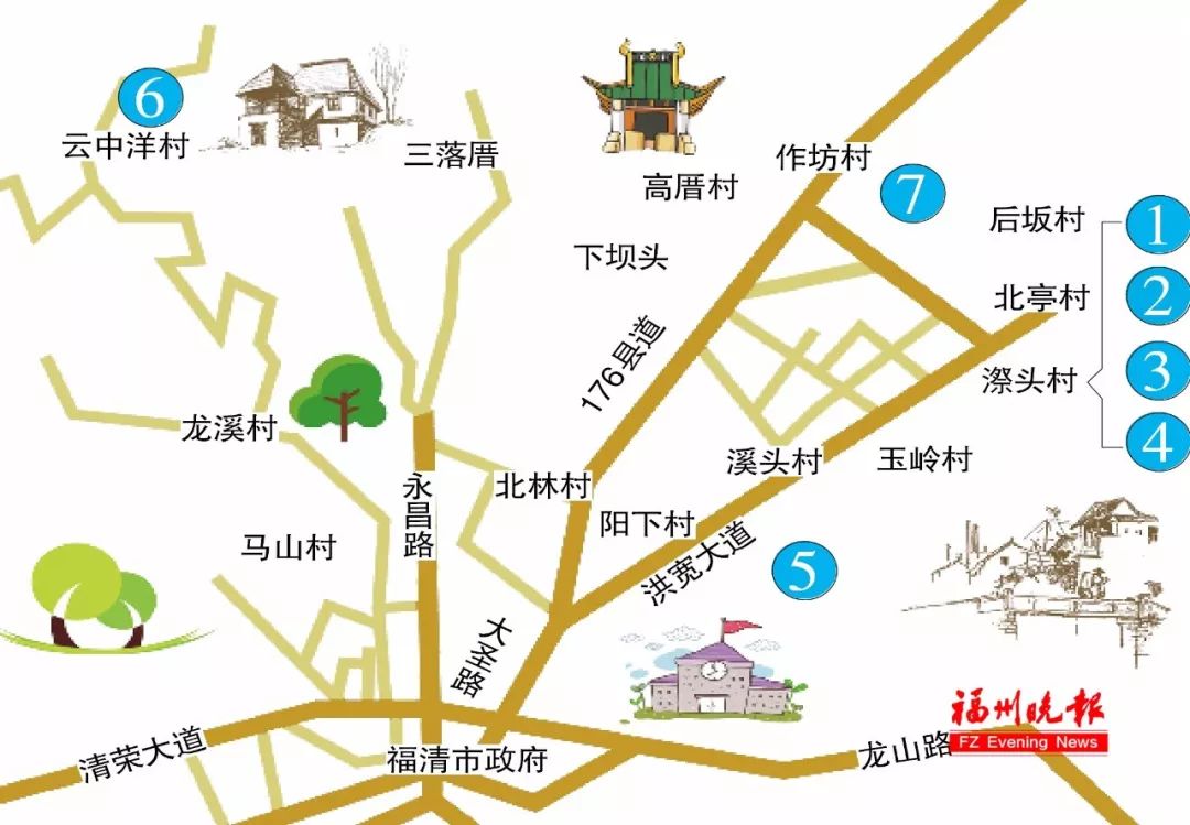 福清市宏路镇地图图片