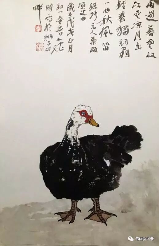 李小龙的花鸟墨趣盎然