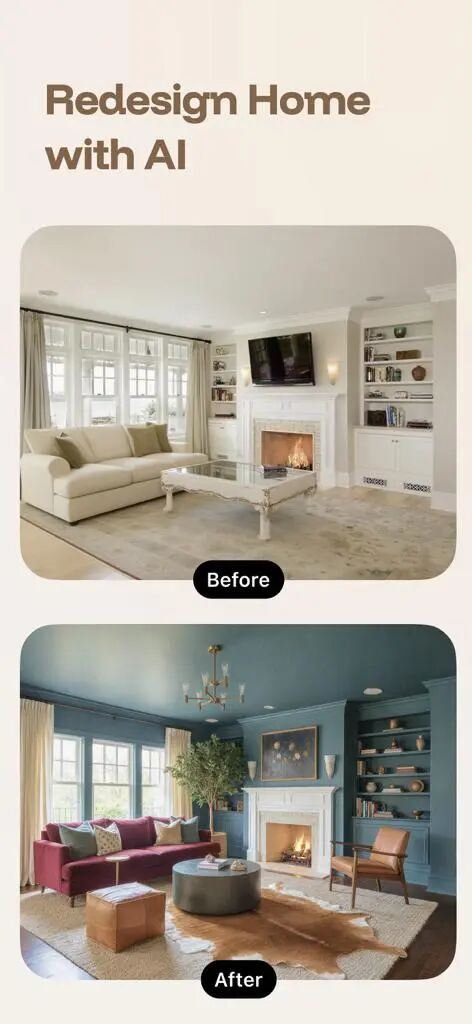 Home Decor AI | Renove o seu espaço instantaneamente
