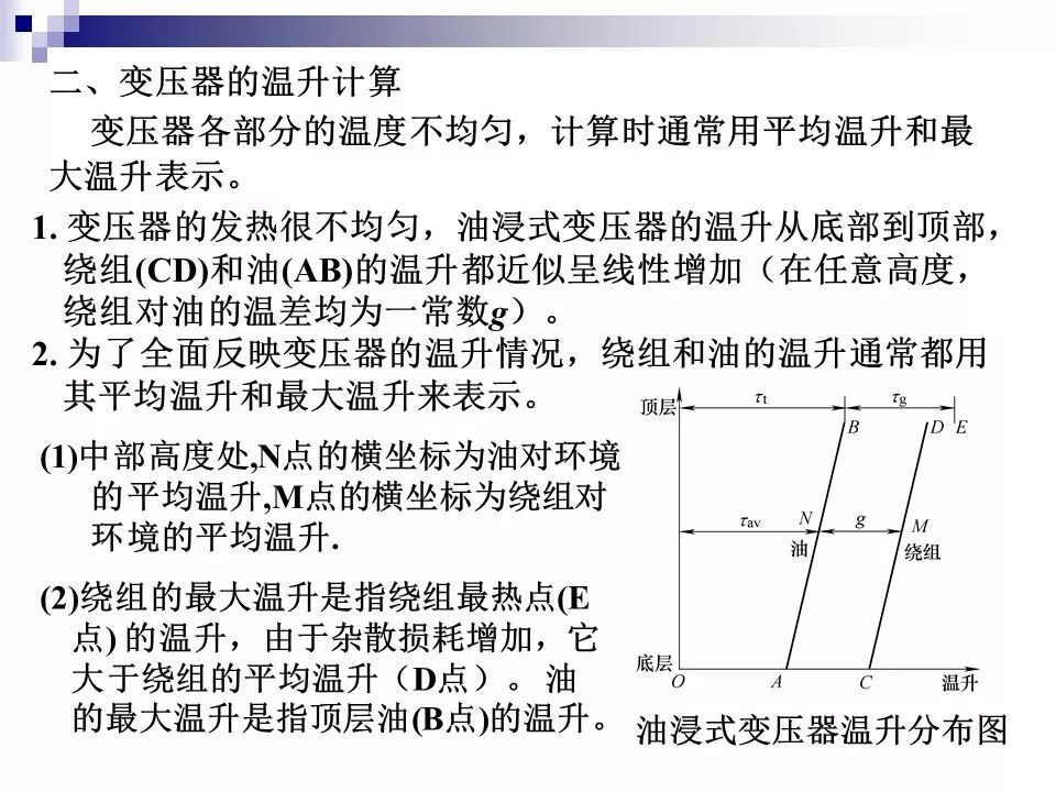 电力变压器的运行(温升与温度计算 /绝缘老化/ 正常、事故过负荷/...)的图15
