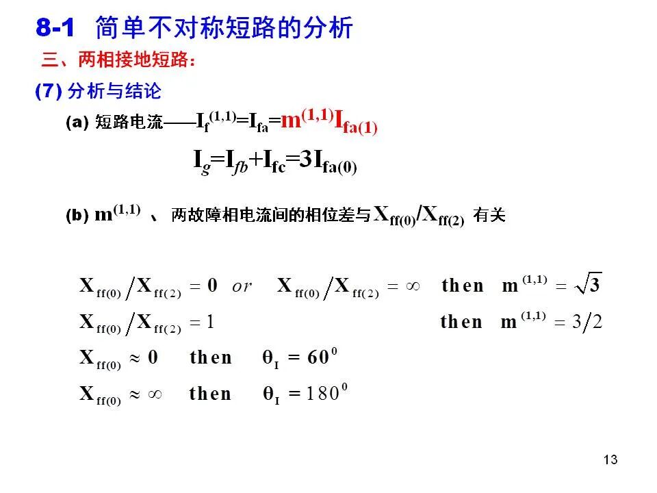 電力系統不對稱故障的分析和計算的圖13