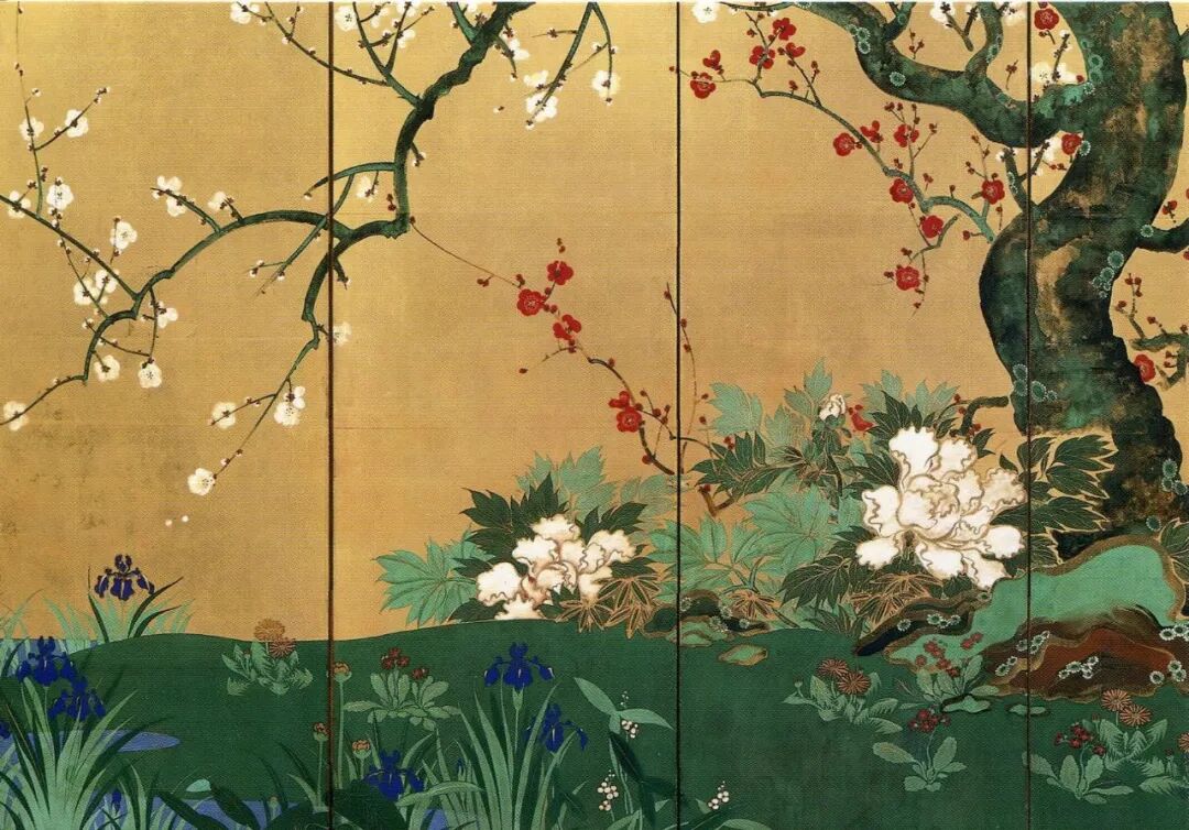 表屋宗达为开创者,尾形光琳为集大成者,所以琳派也是宗达光琳派的简称