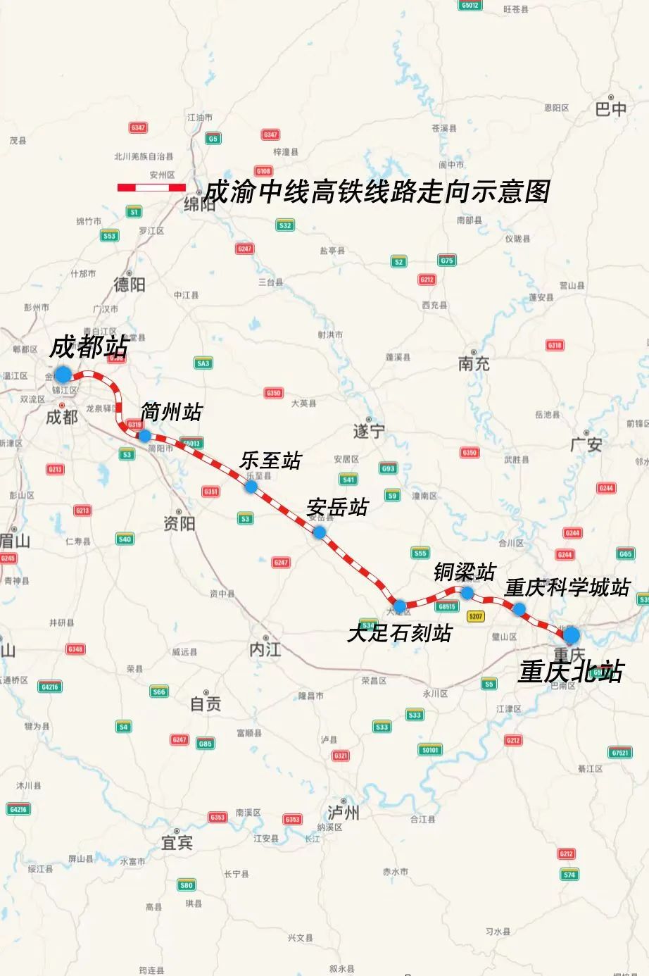 成渝中线高铁最新进展:重庆段铜梁境内玄天湖隧道贯通