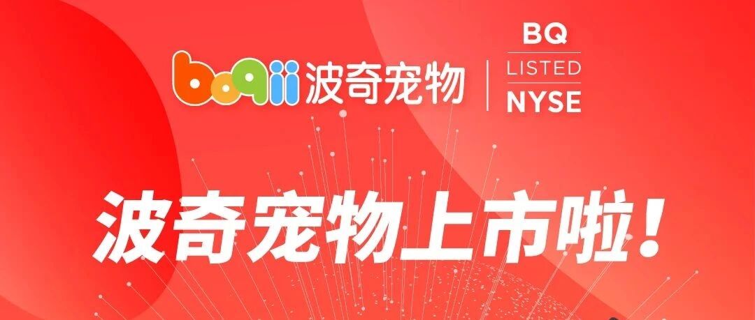 【喜讯】波奇宠物上市啦！