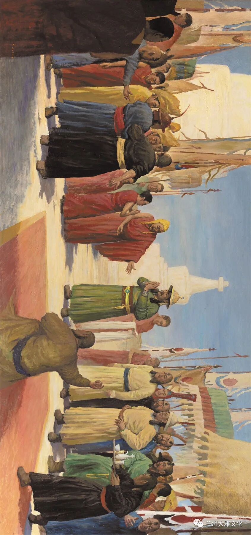 看展大美陇原首届甘肃青年优秀美术作品晋京展四